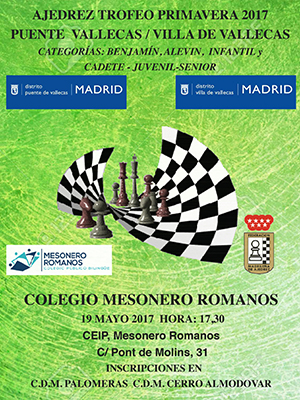TROFEO PRIMAVERA AJEDREZ